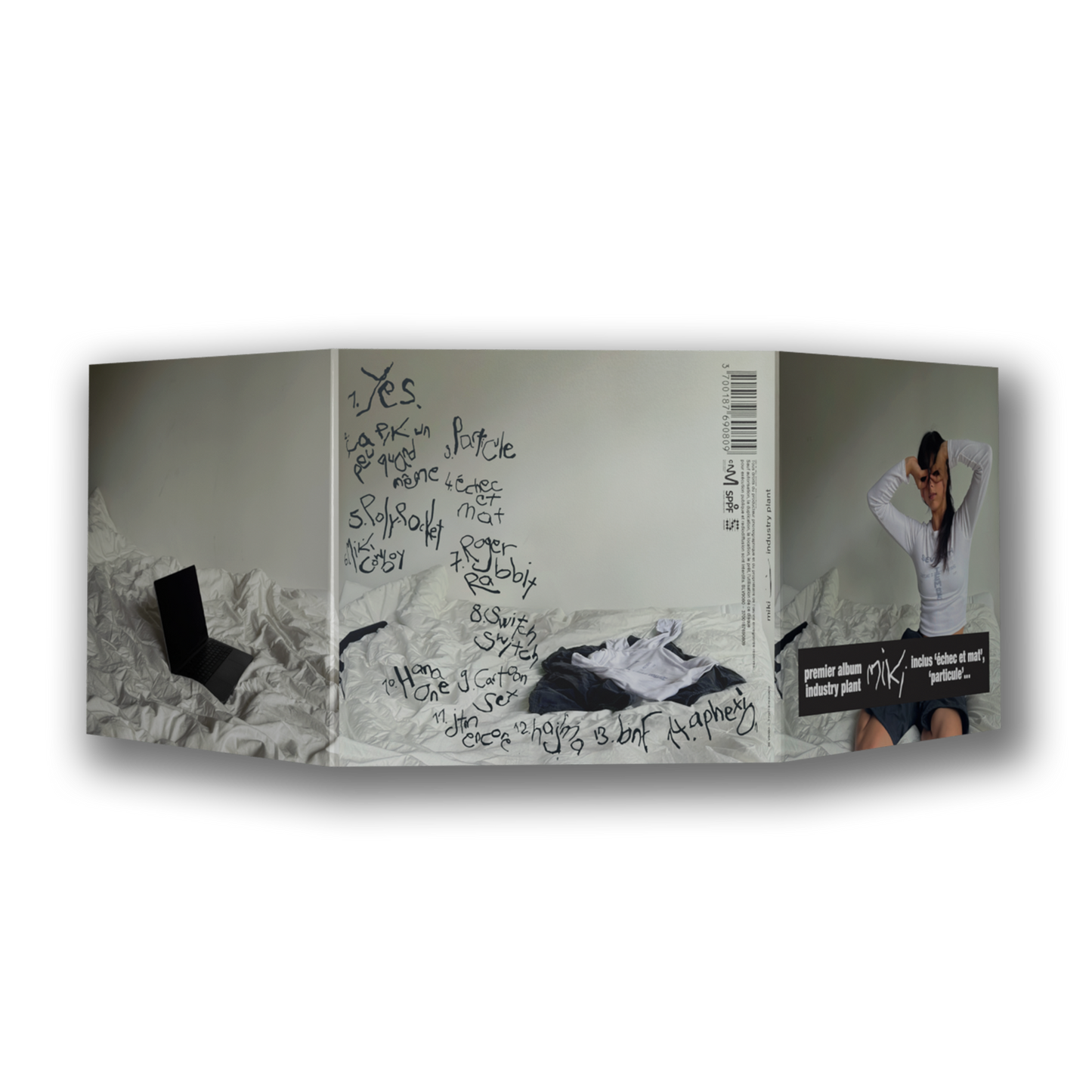 Pack T-shirt “industry plant” + album CD + dédicace + porte-clé USB