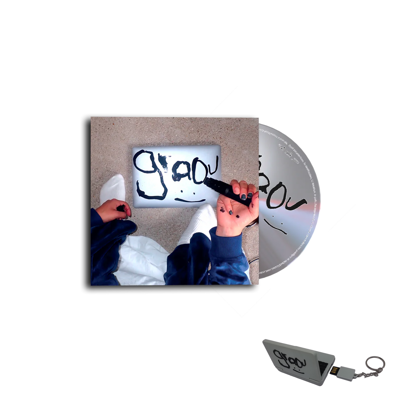 CD "graou" + porte-clé USB