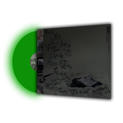 Vinyle vert phosphorescent + porte-clé USB