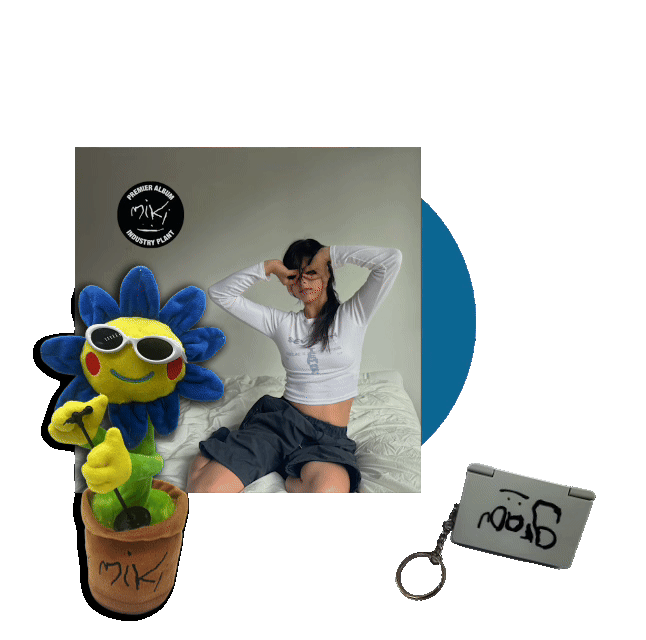 Peluche Industry Plant + album vinyle + dédicace + porte-clé USB