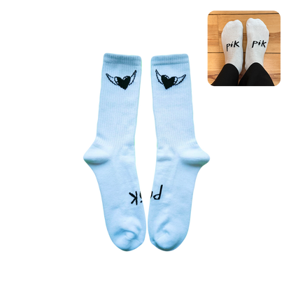 Chaussettes miki X Émilie Tronche + porte-clé USB