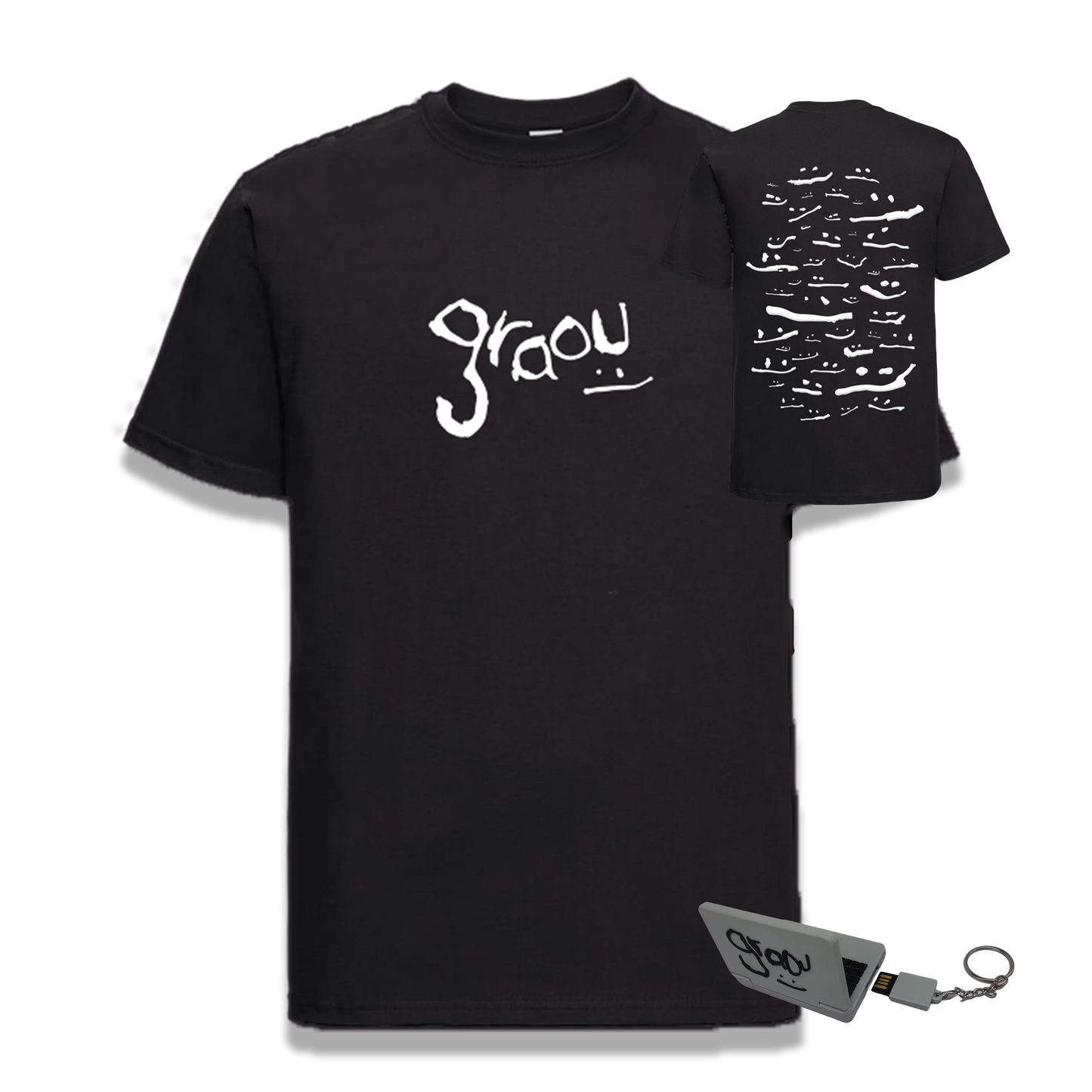 T-Shirt graou + porte-clé USB
